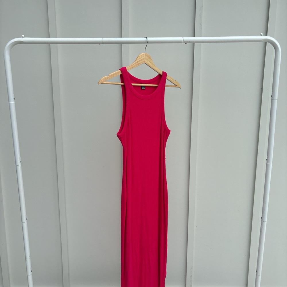 Hot Pink Body Con Dress
